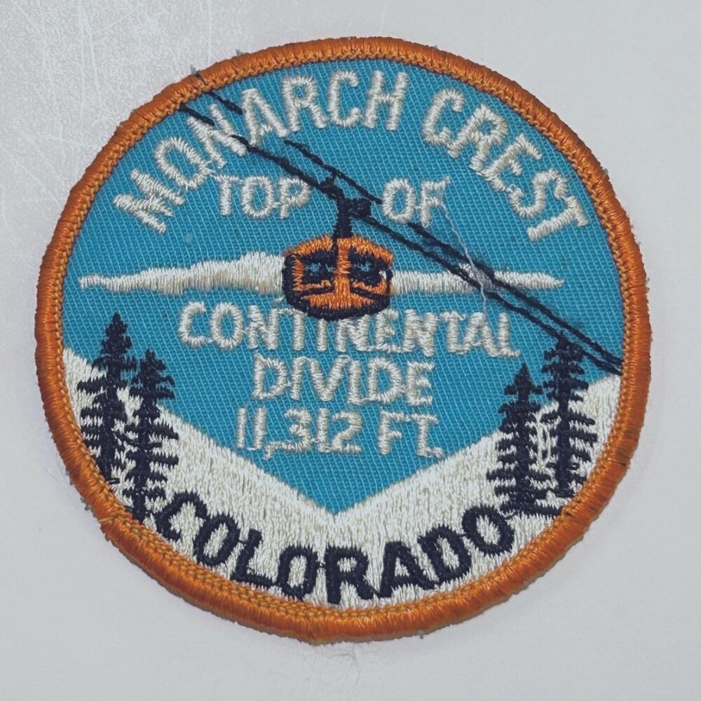 Monarch Crest Top of Continental Divide Colorado Embroidered Patch